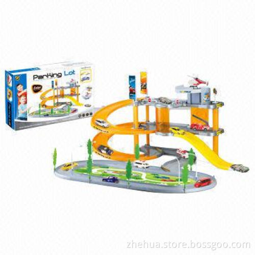 Plastic DIY Building Block/Parking Lot Toy, Sized 62 x 54 x 28.5cm